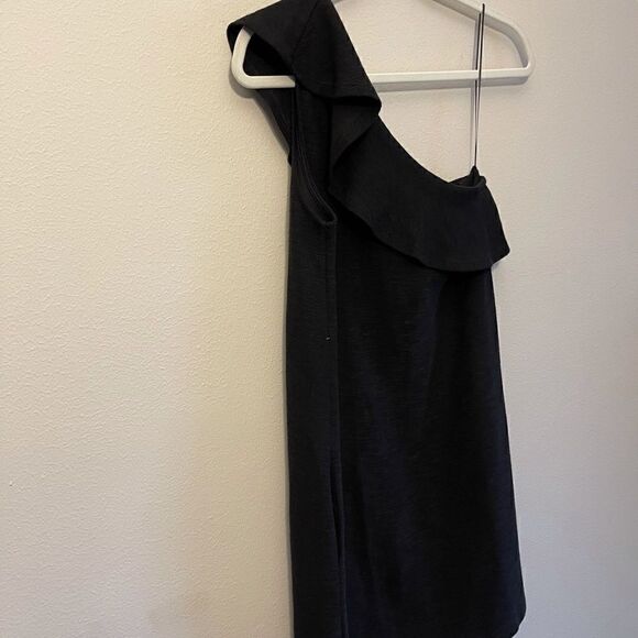 NWT Loft one shoulder black dress size xs - Picture 3 of 5